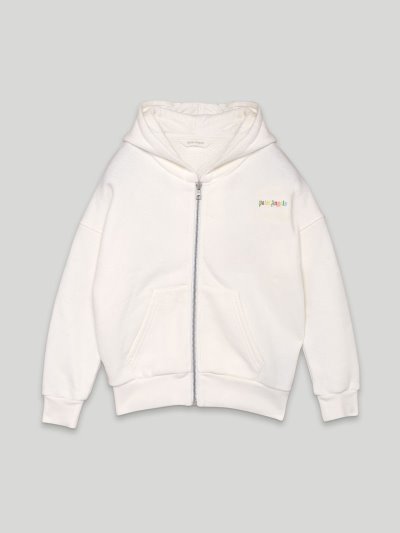 Sudadera Con Capucha Palm Angels Logo Hoodie Niños Blancas Multicolor | ES-429110