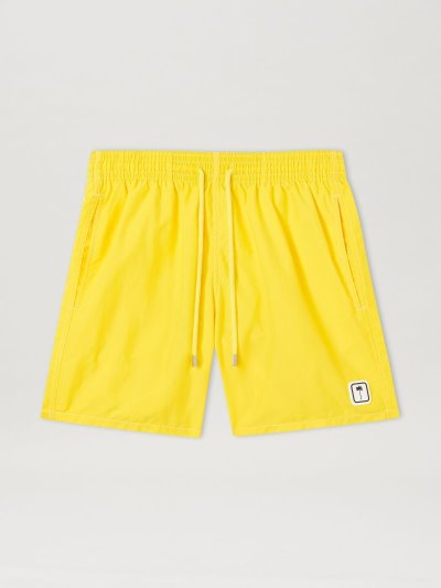 Swim Shorts Palm Angels Paxvilebrequin Patch Swimwear Hombre Amarillo | ES-926127