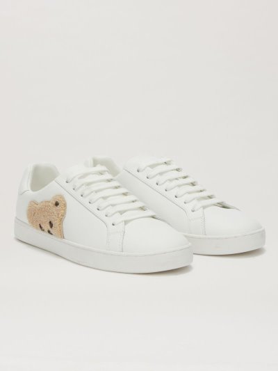 Zapatillas Palm Angels Bajas New Teddy Bear Tenis Sneakers Hombre Blancas Marrones | ES-248357