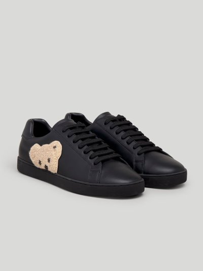 Zapatillas Palm Angels Bajas Teddy Bear Tenis Sneakers Hombre Negras Marrones | ES-784910